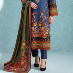 Printed 3-Piece Linen Suit