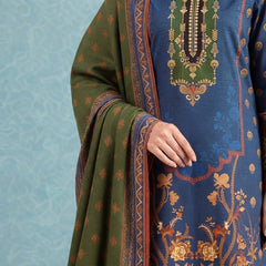 Printed 3-Piece Linen Suit