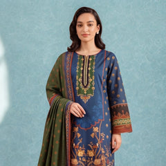 Printed 3-Piece Linen Suit