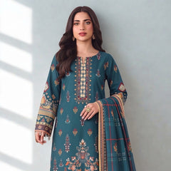 Printed 3-Piece Linen Suit